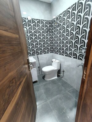 Bathroom in 2 BHK Builder Floor at Divyans Apartment, Indrapuram – for Rent