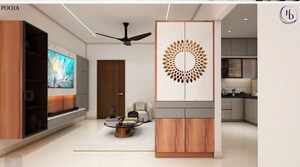 Living Room in 3 BHK Apartment at Rajapushpa Imperia, Tellapur – for Rent