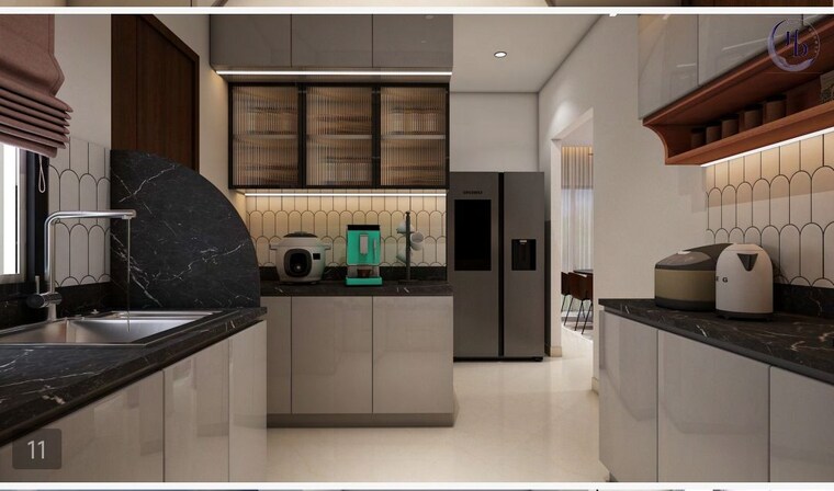 Kitchen, rajapushpa-imperia 3 Bedroom 1550 Sq.Ft. Apartment In Tellapur Hyderabad 10528569