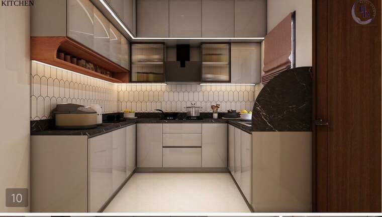 Kitchen, rajapushpa-imperia 3 Bedroom 1550 Sq.Ft. Apartment In Tellapur Hyderabad 10528569
