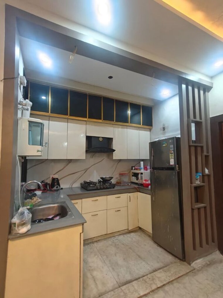 Kitchen, niti khand i 2 Bedroom 1000 Sq.Ft. Builder Floor In Niti Khand I Ghaziabad 10528568