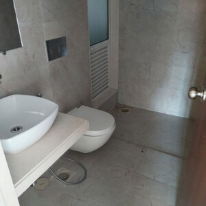Bathroom in 1 BHK Apartment at Ashar Axis, Majiwada – for Rent