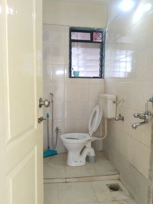 Bathroom in 3 BHK Apartment at Sai Chaturbhuj Apartment, Kharghar – for Sale