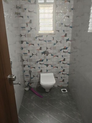 Bathroom in 2 BHK Apartment at Shree Sai Madhur Aangan, Ravet – for Rent