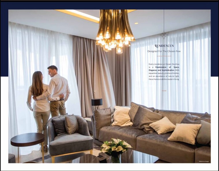 Living Room, dream-skyview 2 Bedroom 683 Sq.Ft. Apartment In Mulund West Mumbai 10528655