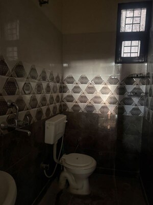 Bathroom in 1 BHK Builder Floor at MS Enclave Zirakpur, Dhakoli – for Sale