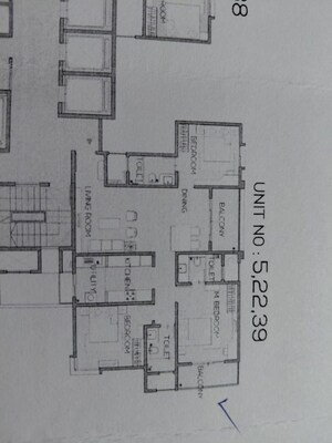 Floor Plan in 3 BHK Apartment at Brigade Cornerstone Utopia, Varthur – for Sale