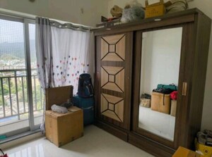 Living Room in 2 BHK Apartment at Ashar Metro Towers, Vartak Nagar – for Rent