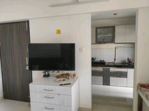 Kitchen in 2 BHK Apartment at Ashar Metro Towers, Vartak Nagar – for Rent