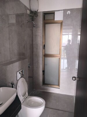 Bathroom in 3 BHK Apartment at Kalpataru Immensa, Kolshet Road – for Rent