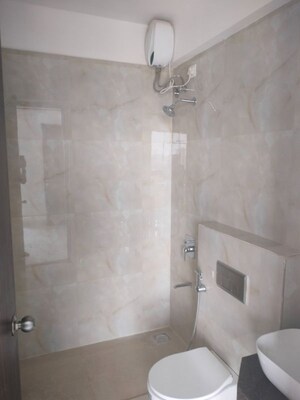 Bathroom in 3 BHK Apartment at Kalpataru Immensa, Kolshet Road – for Rent
