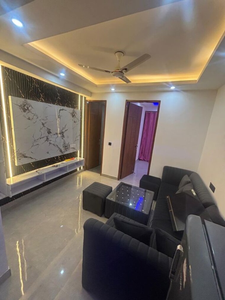 Living Room, saket 1 Bedroom 450 Sq.Ft. Builder Floor In Saket Delhi 10528808