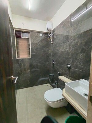 Bathroom in 2 BHK Apartment at Vardhman Grandeur, Andheri West – for Rent
