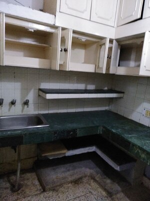 Kitchen in Studio Builder Floor at Lajpat Nagar 4 – for Rent