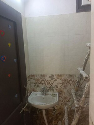 Bathroom in 2 BHK Builder Floor at Uttam Nagar – for Rent