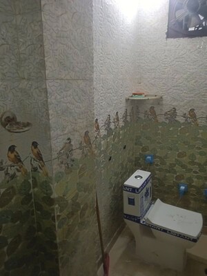 Bathroom in 2 BHK Builder Floor at Uttam Nagar – for Rent