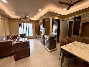 Living Room in 3 BHK Apartment at Dosti Tulip, Balkum Pada – for Rent