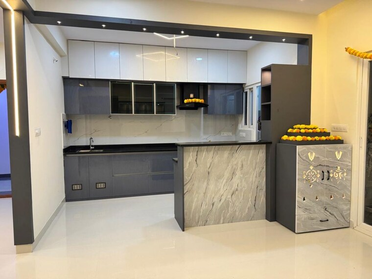 Kitchen, lotus-grand 2 Bedroom 1260 Sq.Ft. Apartment In Kokapet Hyderabad 10528967