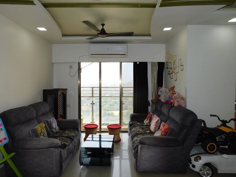 Living Room, cosmos-regency-kavesar 2 Bedroom 600 Sq.Ft. Apartment In Kavesar Thane 10528982