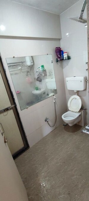 Bathroom in 2 BHK Apartment at Cosmos Regency Kavesar, Kavesar – for Rent