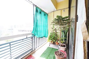 Balcony in 2 BHK Apartment at Kudasan – for Sale