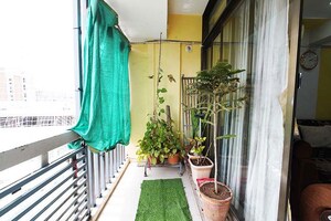 Balcony in 2 BHK Apartment at Kudasan – for Sale