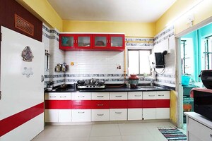 Kitchen in 2 BHK Apartment at Kudasan – for Sale