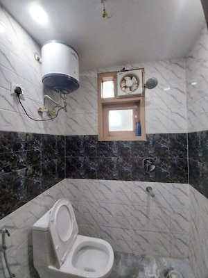 Bathroom in 1 BHK Builder Floor at Chattarpur – for Rent