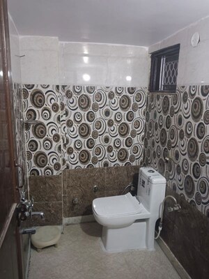 Bathroom in 2 BHK Builder Floor at Uttam Nagar – for Rent