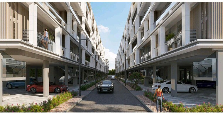 Exterior View, signature-global-city-93 3 Bedroom 1385 Sq.Ft. Builder Floor In Sector 93 Gurgaon 10529096