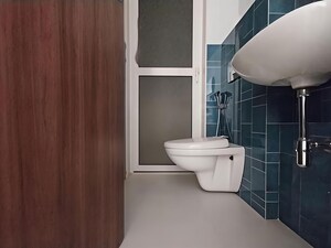 Bathroom in 1 BHK Apartment at Lodha Amara, Kolshet Road – for Rent