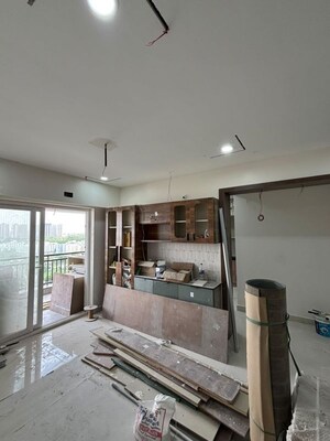 Living Room in 3 BHK Apartment at Praneeth Pranav Solitaire, Bachupally – for Rent