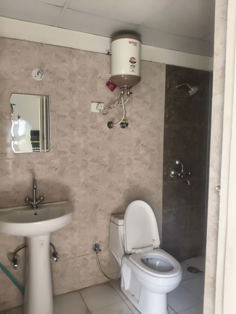 Bathroom, jkg-palm-resort 2 Bedroom 1005 Sq.Ft. Apartment In Raj Nagar Extension Ghaziabad 10529303