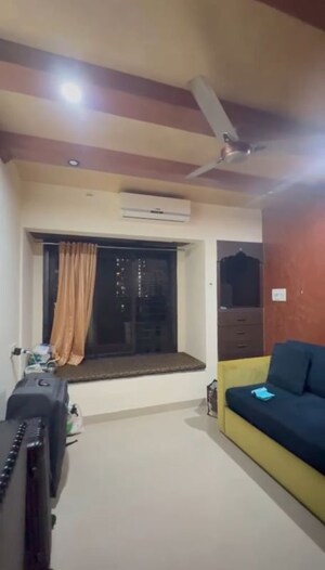 Living Room in 2 BHK Apartment at Swapnalok Towers, Malad East – for Rent