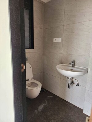Bathroom in 2 BHK Apartment at Chandak 34 Park Estate, Goregaon West – for Rent