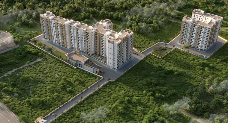 Exterior View, sowparnika-rhythm-of-rain 3 Bedroom 1562 Sq.Ft. Apartment In Whitefield Bangalore 10529296