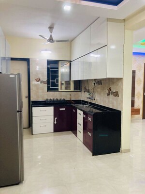 Kitchen in 3 BHK Apartment at Pimple Gurav – for Rent