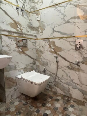 Bathroom in 1 RK Builder Floor at Saket – for Rent