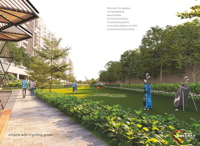 Garden, om-sree-gallaxy 2 Bedroom 1285 Sq.Ft. Apartment In Kompally Hyderabad 10529490