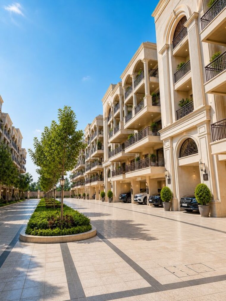 Exterior View, omaxe-new-chandigarh 3 Bedroom 1936 Sq.Ft. Builder Floor In North Mullanpur Chandigarh 10529508