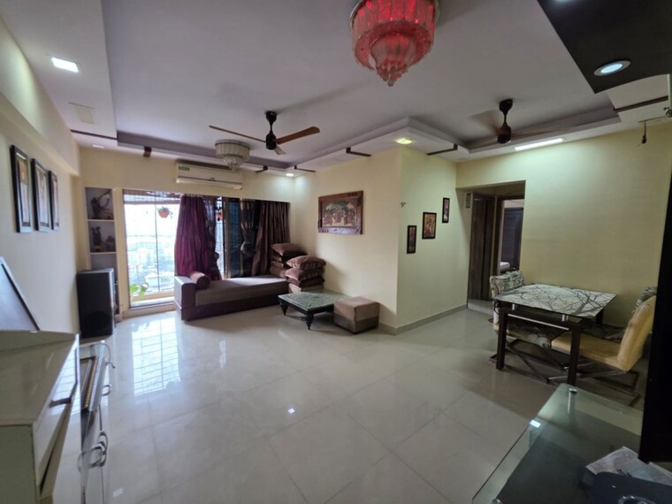 Living Room, kanakia-spaces-niharika 2 Bedroom 760 Sq.Ft. Apartment In Manpada Thane 10529534