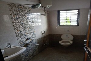 Bathroom in 2 BHK Apartment at Jay Ganesh Apartment, Kharadi – for Rent