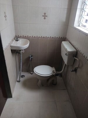 Bathroom in 2 BHK Apartment at RK Lunkad Nisarg Nirmiti, Pimple Saudagar – for Rent
