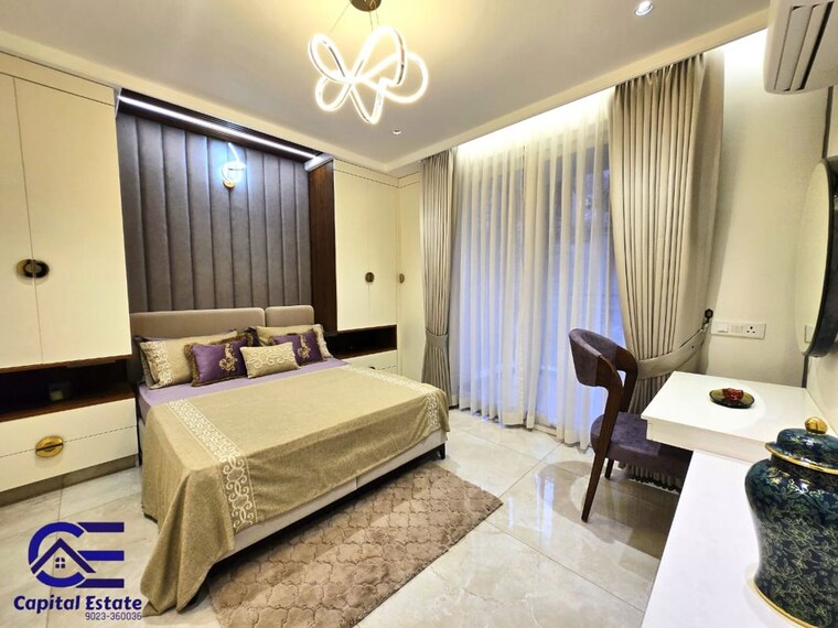 Bedroom, pir machalla 3 Bedroom 1800 Sq.Ft. Apartment In Pir Machalla Zirakpur 10529644