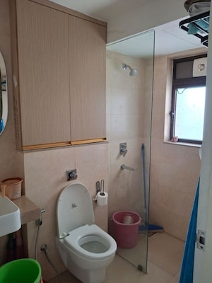 Bathroom in 2 BHK Apartment at Runwal Bliss, Kanjurmarg East – for Rent