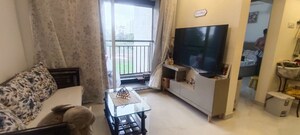 Living Room in 1 BHK Apartment at Ace Enclave, Ghodbunder Road – for Rent