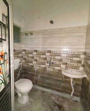 Bathroom in 3 BHK Apartment at City Garden, Behala – for Sale
