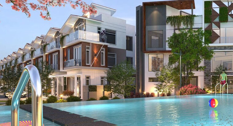 Exterior View, sowparnika-life-on-the-green 5 Bedroom 3113 Sq.Ft. Villa In Bidaraguppe Bangalore 10529247