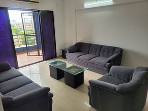 Living Room in 4 BHK Apartment at Bramha Suncity, Wadgaon Sheri – for Rent