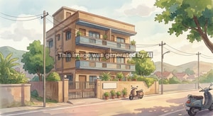  Apartment – Exterior View View at Undri - for Sale